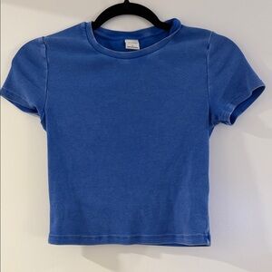 Aritzia HOMESTRETCH™ RIB CREW WAIST t shirt